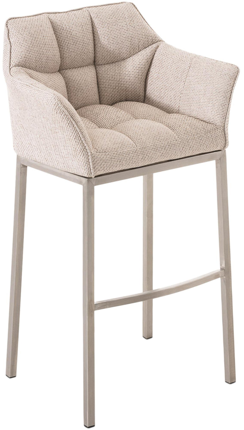 Bar stool Damaso fabric with 4-foot frame