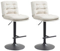 Set of 2 bar stools Damar velvet