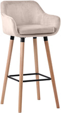 Bar stool Grant velvet