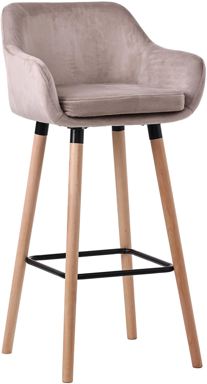 Bar stool Grant velvet