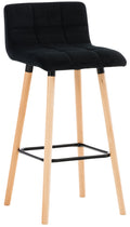 Lincoln velvet bar stool