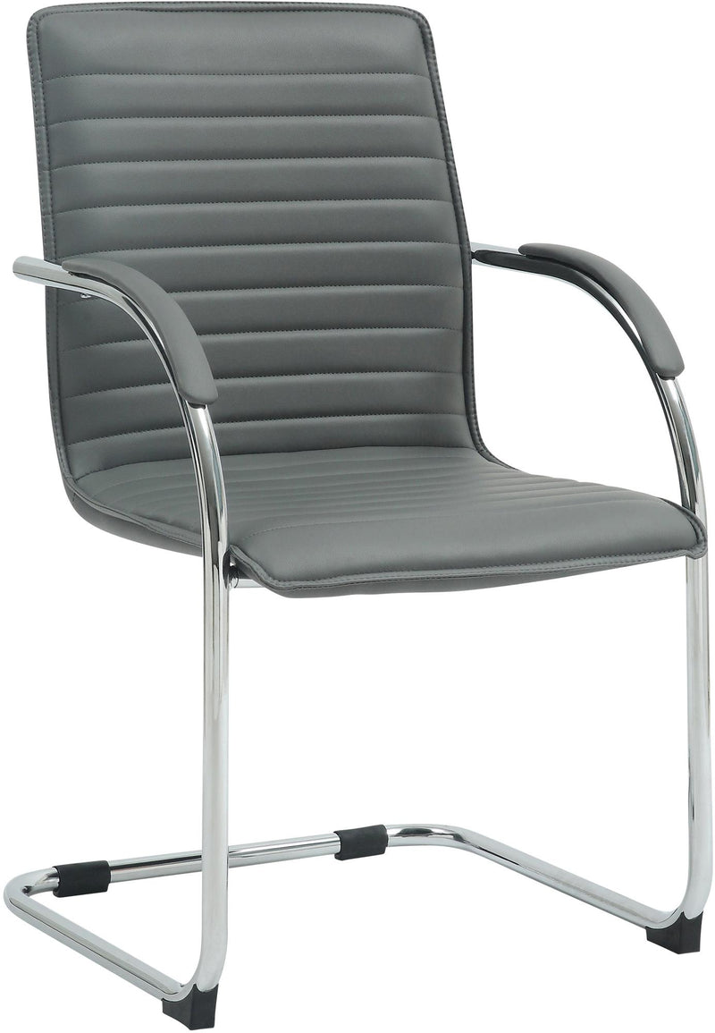 Tira artificial leather visitor chair