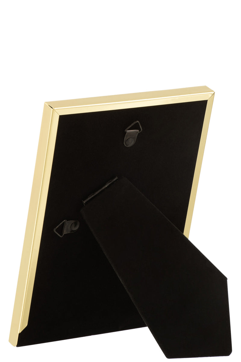 Set of 6 Classic Photo Frames 10x15 - Premium Metal in Gold