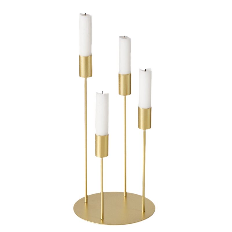 Elegant Junto candlestick in gold, 29 cm