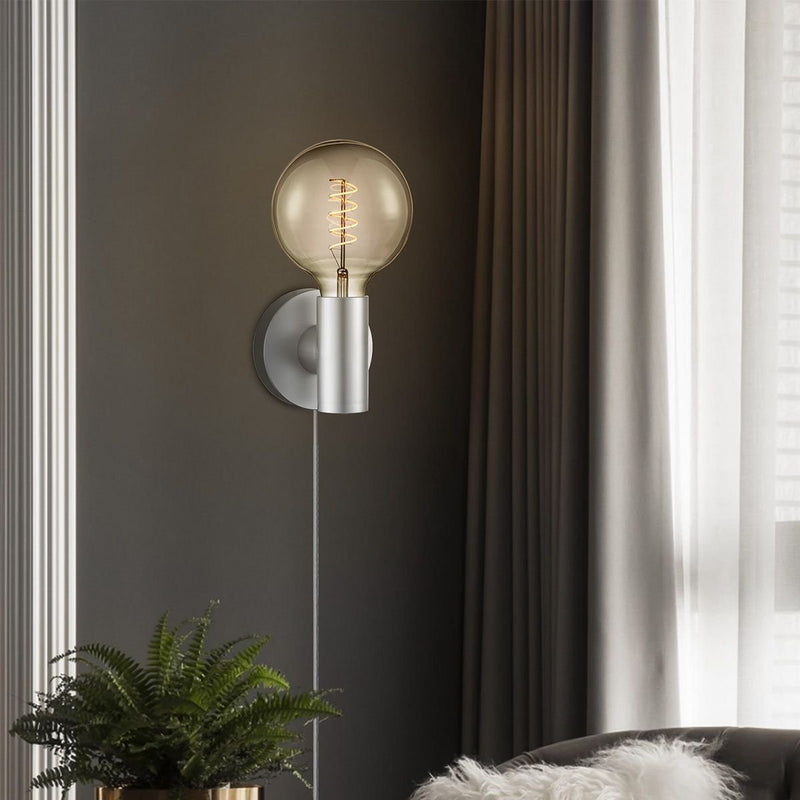 Home Sweet Home Modern wall light Wally | 12/11/12cm | Grey |