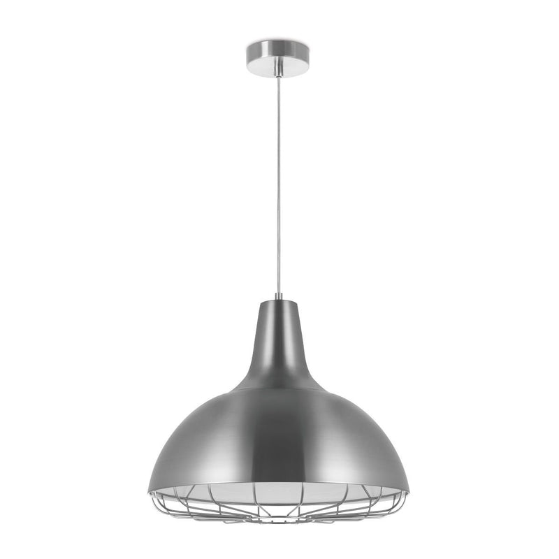 Home Sweet Home Hanging Lamp Job – Brushed Steel – 38 x 38 x 140 cm