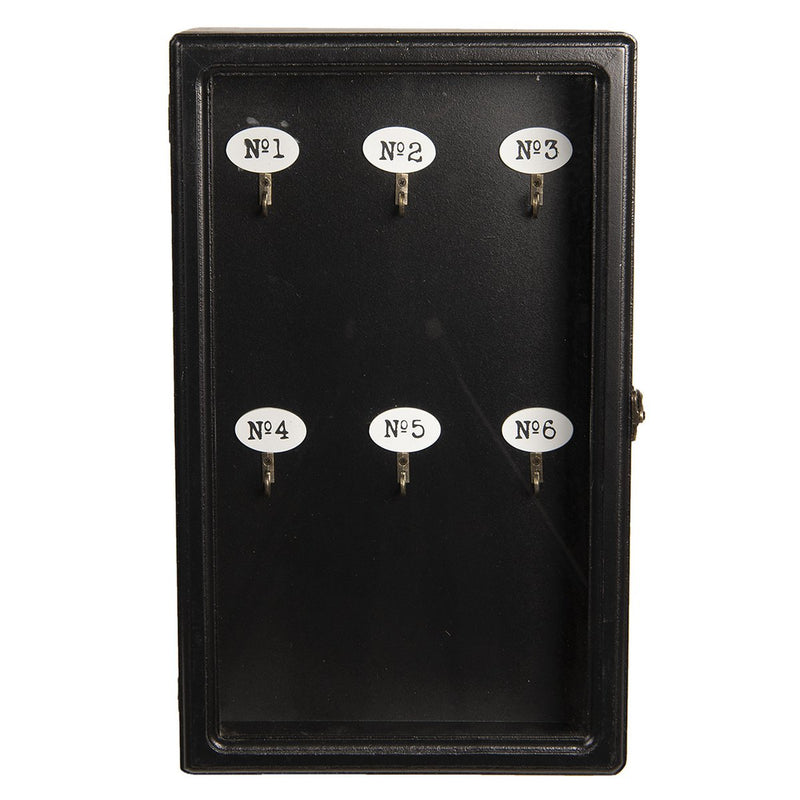 Modern key box black 24x7x38 cm - stylish and practical key storage