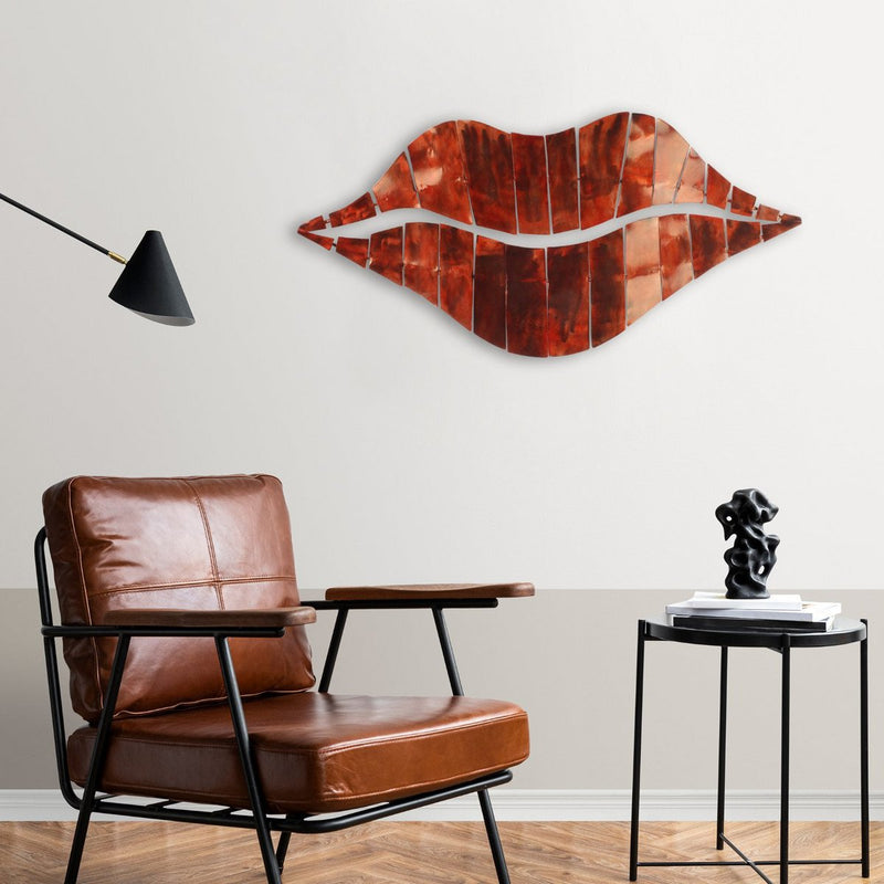 Rote Lippen - 96x45 cm