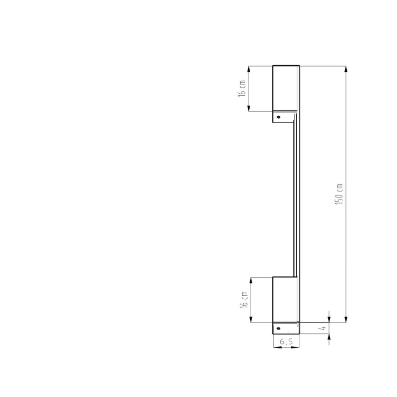 Wall light SAPPO L white 3000K