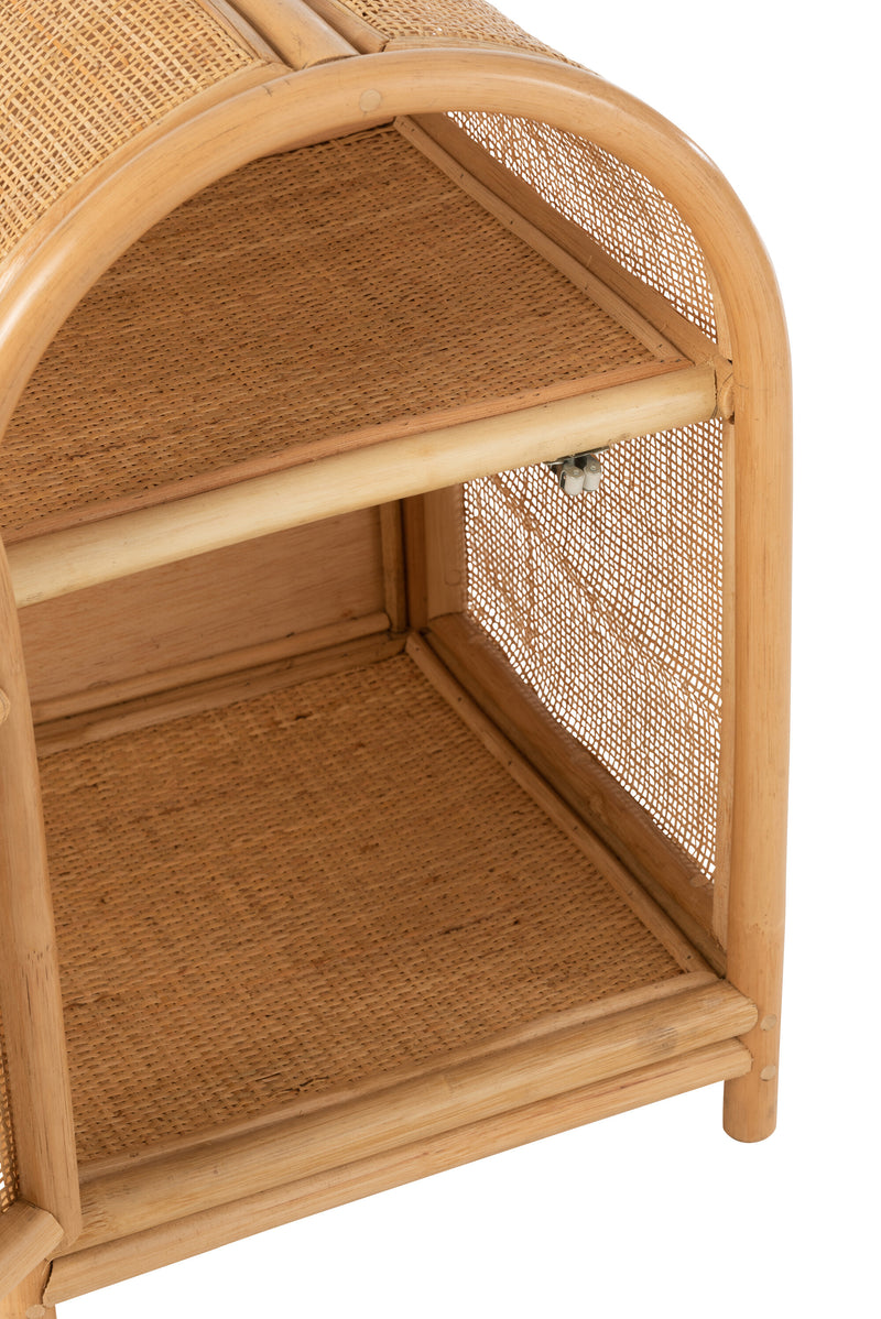 Cabinet Ellen Klein Rattan Naturell - Small storage solution with a natural look