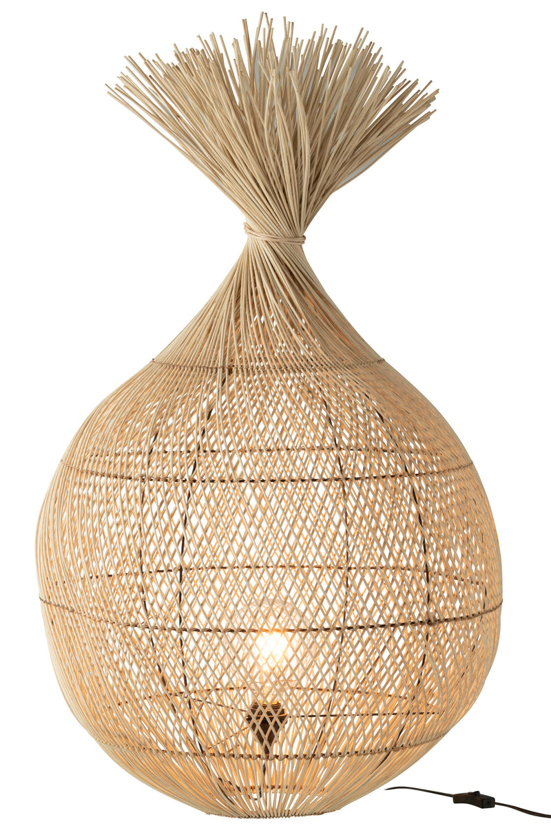 Versatile Kimmy lamp made of rattan - natural flair for your home