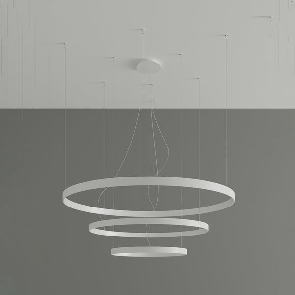 Chandelier RIO 3 55/78/110 white LED 3000K