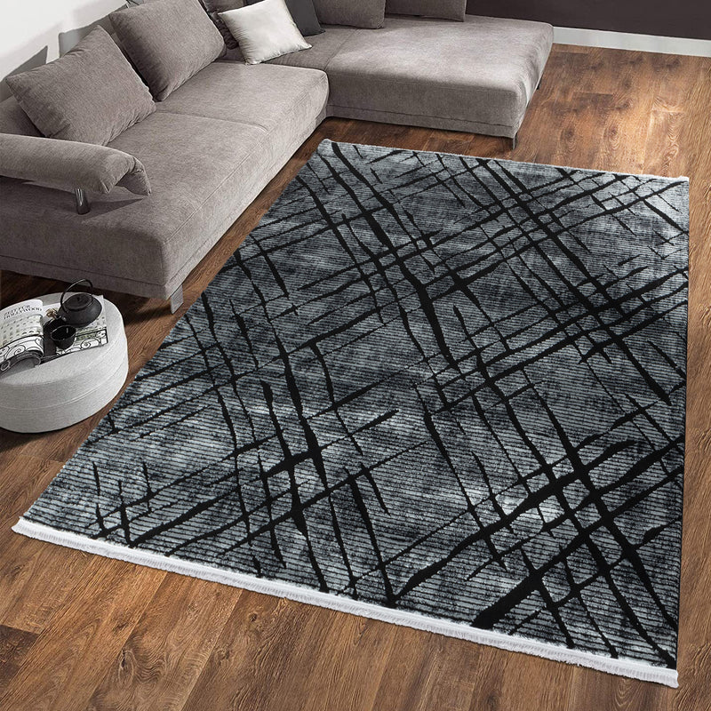 Sehrazat Premium Glory 230 Collection Gray - Premium designer carpet with 3D effect