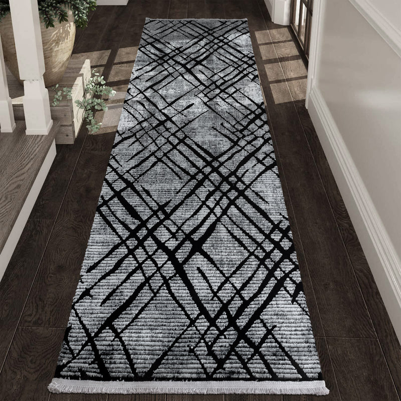 Sehrazat Premium Glory 230 Collection Gray - Premium designer carpet with 3D effect