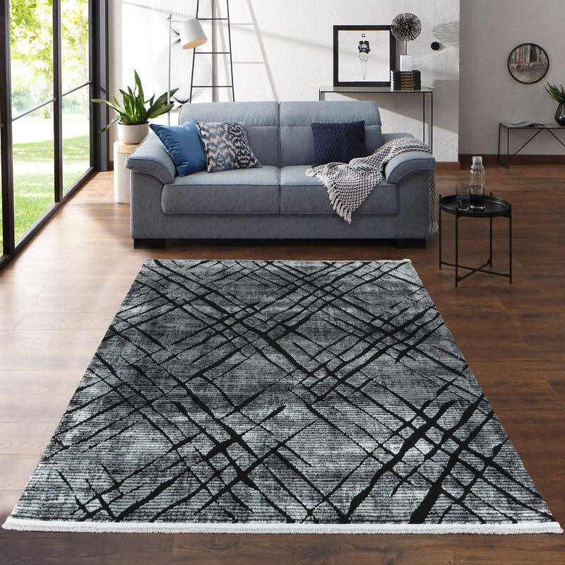 Sehrazat Premium Glory 230 Collection Gray - Premium designer carpet with 3D effect