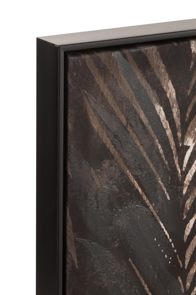 Handbemaltes Gorilla-Bild auf Leinwand mit Holzrahmen - Ausdrucksstarke Wandkunst 108x108cm