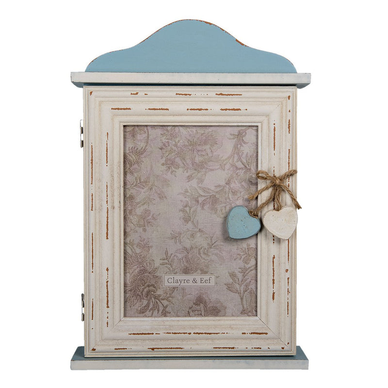 Romantic key box blue 21x7x31 cm - decorative eye-catcher for your home