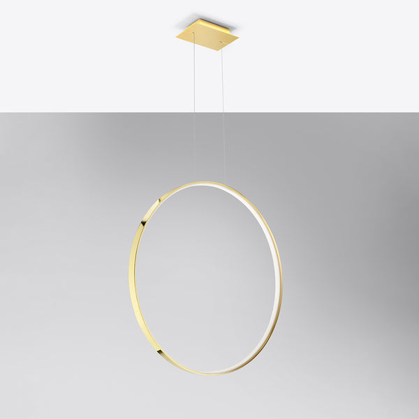 Hanging light RIO 78 polished gold LED 3000K