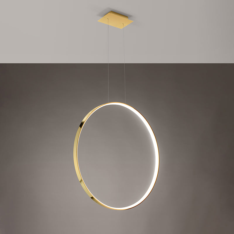 Hanging light RIO 78 polished gold LED 3000K