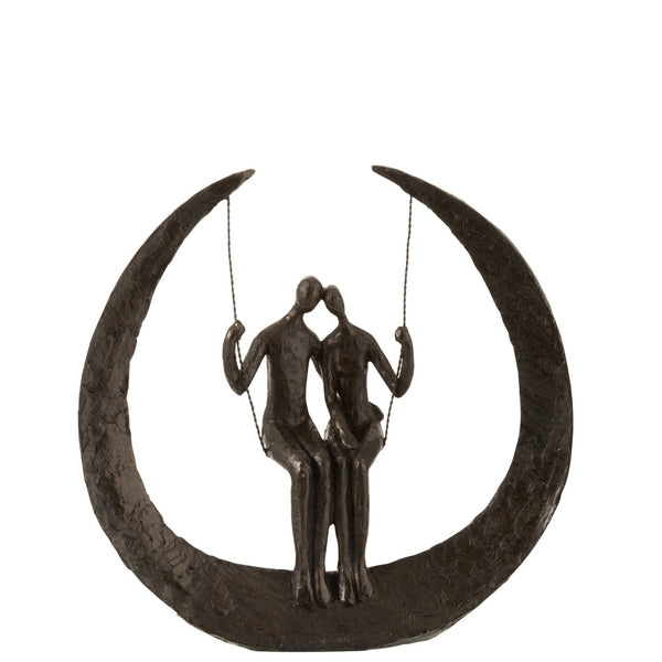 Sculptuur van geliefden “Swing” – een tijdloos symbool van saamhorigheid