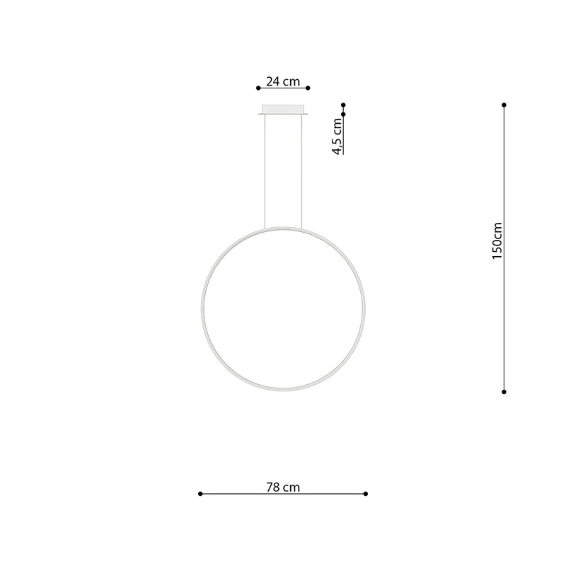 Hängeleuchte RIO 78 chrom LED 4000K