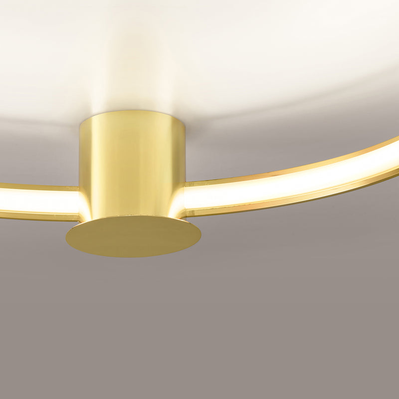 Ceiling light RIO 78 polished gold LED 3000K