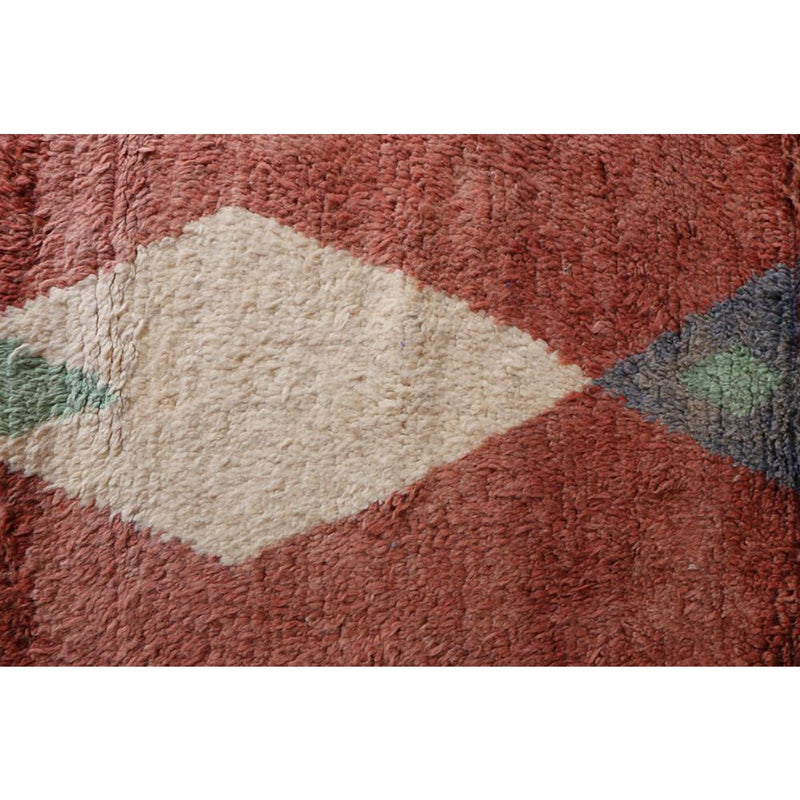 Moroccan Berber hallway rug made of pure wool, 82 x 489 cm