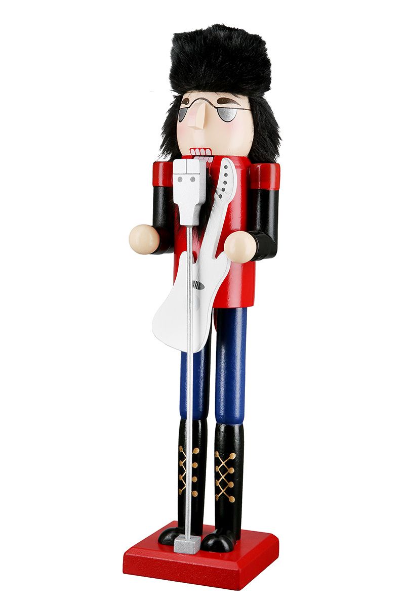 Rocker Nutcracker Set – Set of 3, 38 cm, Wood