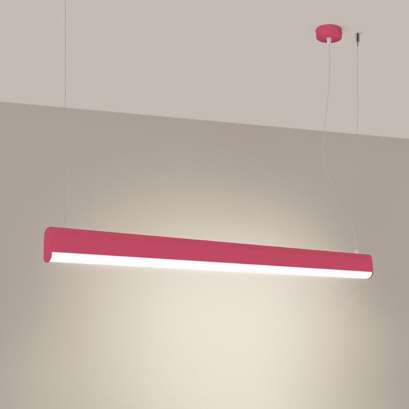 Pendant light FARGE pink LED 3000K