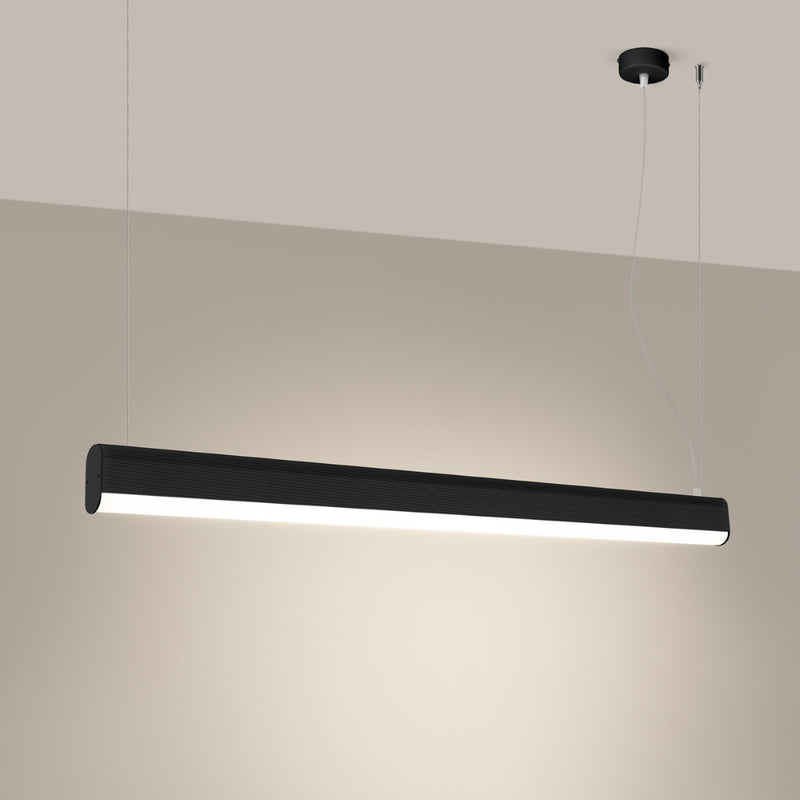 Pendant light FARGE Black LED 3000K