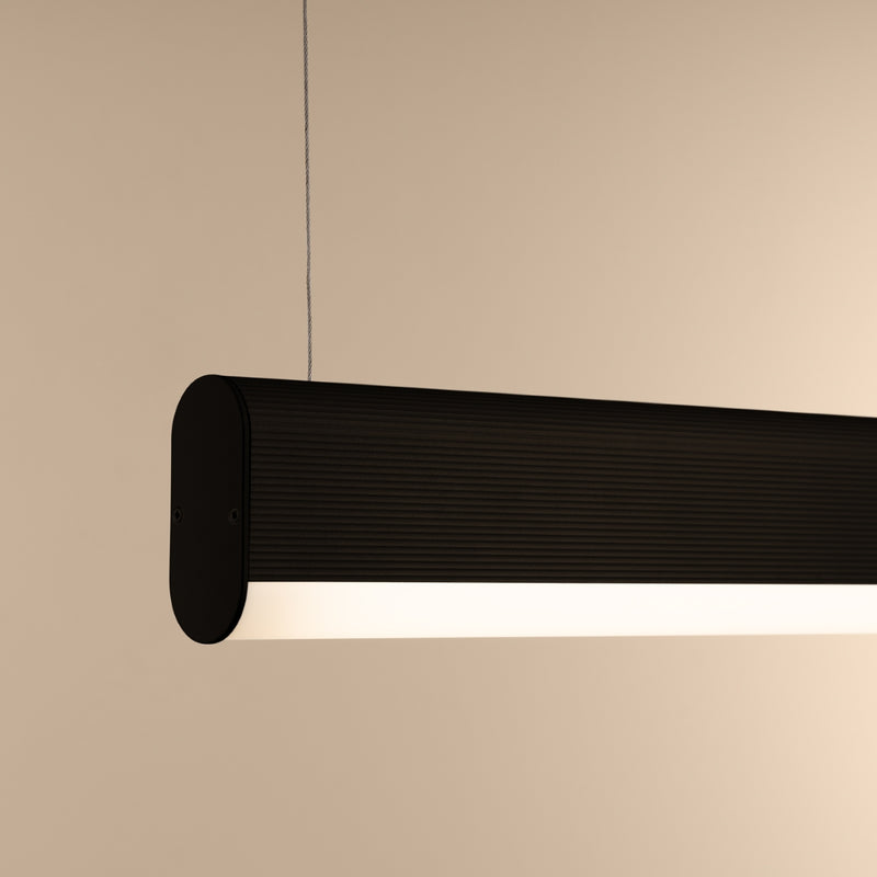 Pendant light FARGE Black LED 3000K