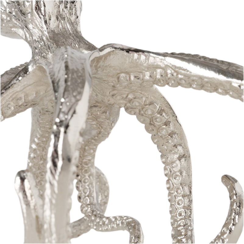 Flaschenhalter Octopus aus Aluminium