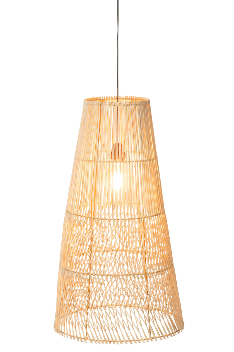 2er Set Lampenschirm 'Alix' - Modernes Rattan-Design in Naturell oder Braun