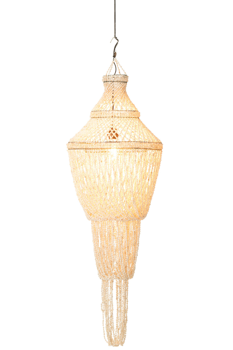 Daisy ceiling lamp – an elegant masterpiece made from natural shells