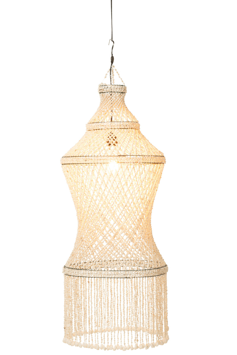 Lisa ceiling lamp – handcrafted masterpieces made from natural shells