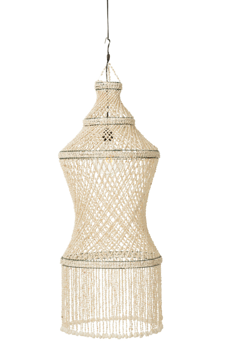 Lisa ceiling lamp – handcrafted masterpieces made from natural shells