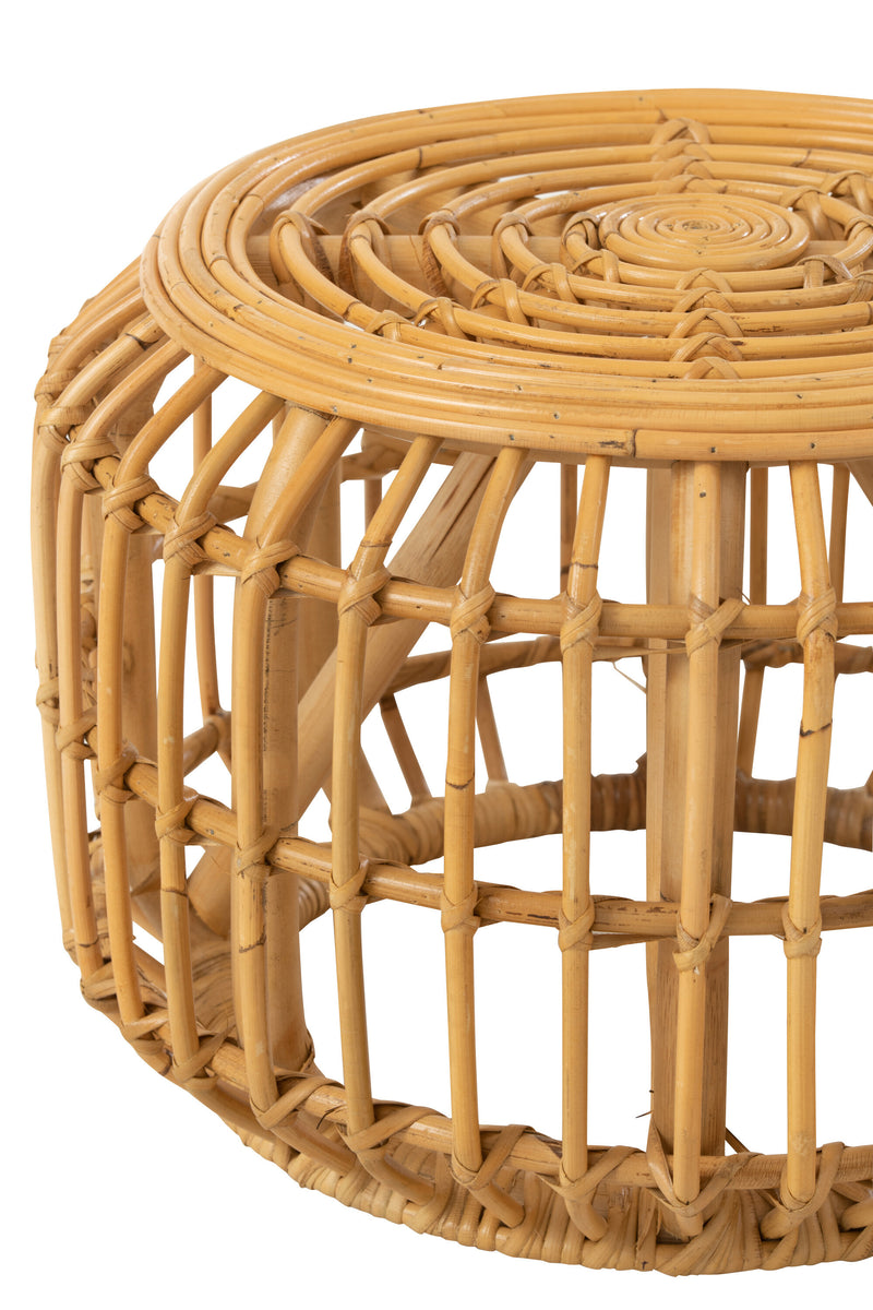 Versatile Harry rattan natural coffee table - elegance and naturalness for the living room, garden and terrace