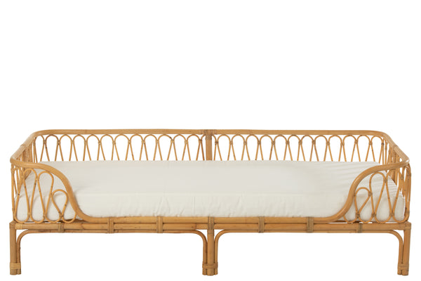 Bed Pierre Rattan Naturell - Natuurlijk design en comfortabele slaapplek voor je slaapkamer