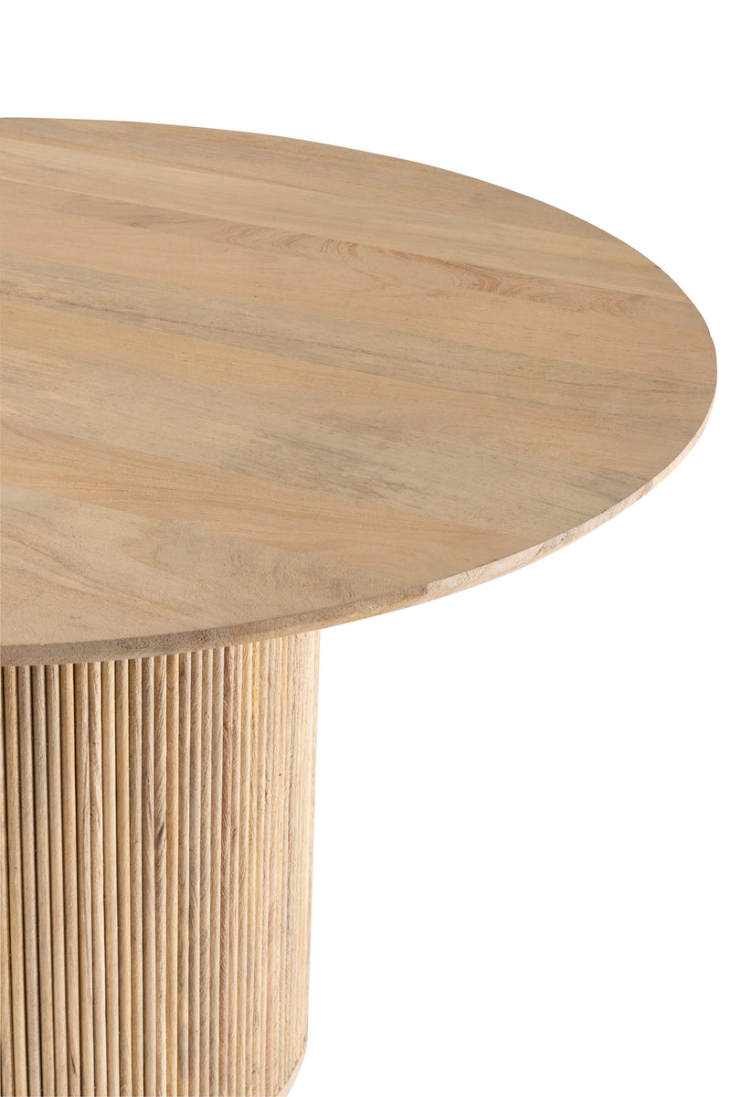 Powerful charm mango tree table Vincent in natural - stylish design for your home