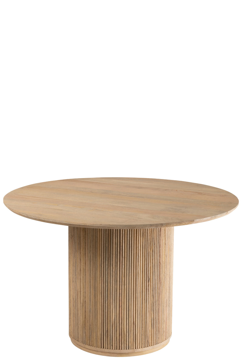 Powerful charm mango tree table Vincent in natural - stylish design for your home