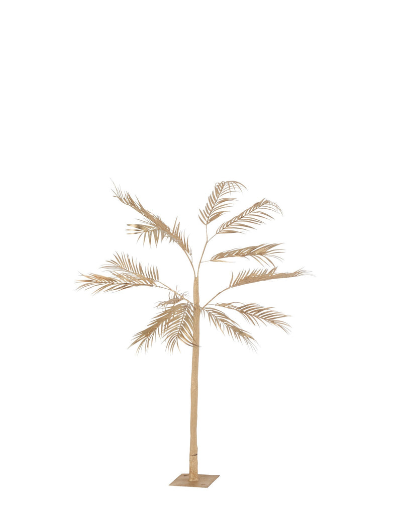 Elegant Gold Steel Palm Leaves Tree - Perfect decoration for your home, office, shop and more