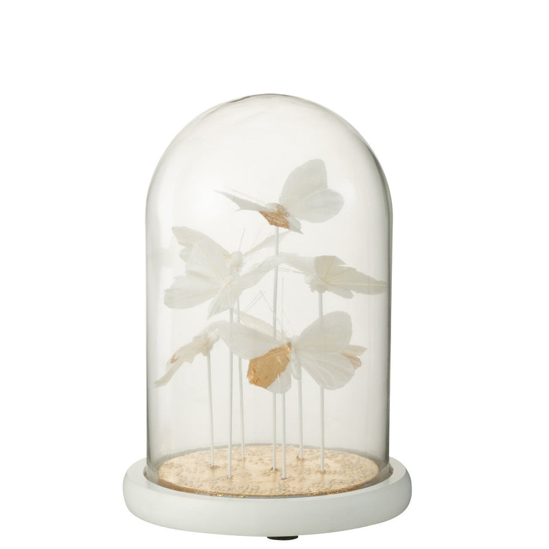 Set of 2 bell butterfly with dots - A piece of timeless elegance