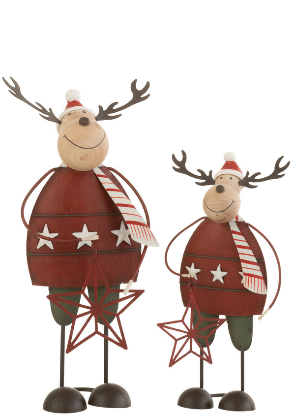Set of 8 &amp; 6 Christmas reindeer Double the festive fun for your home