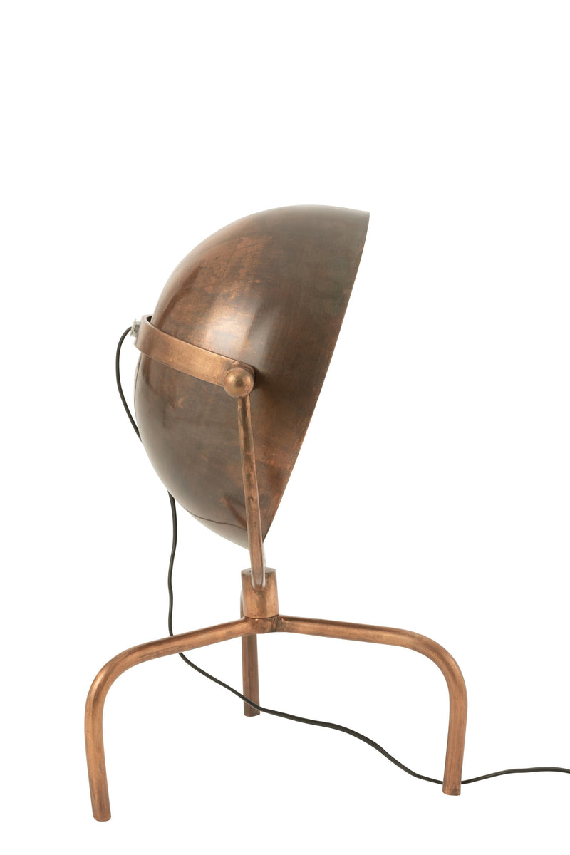 Prachtige antieke tafellamp - Verkrijgbaar in stijlvol ijzerkoper of elegant ijzerbrons