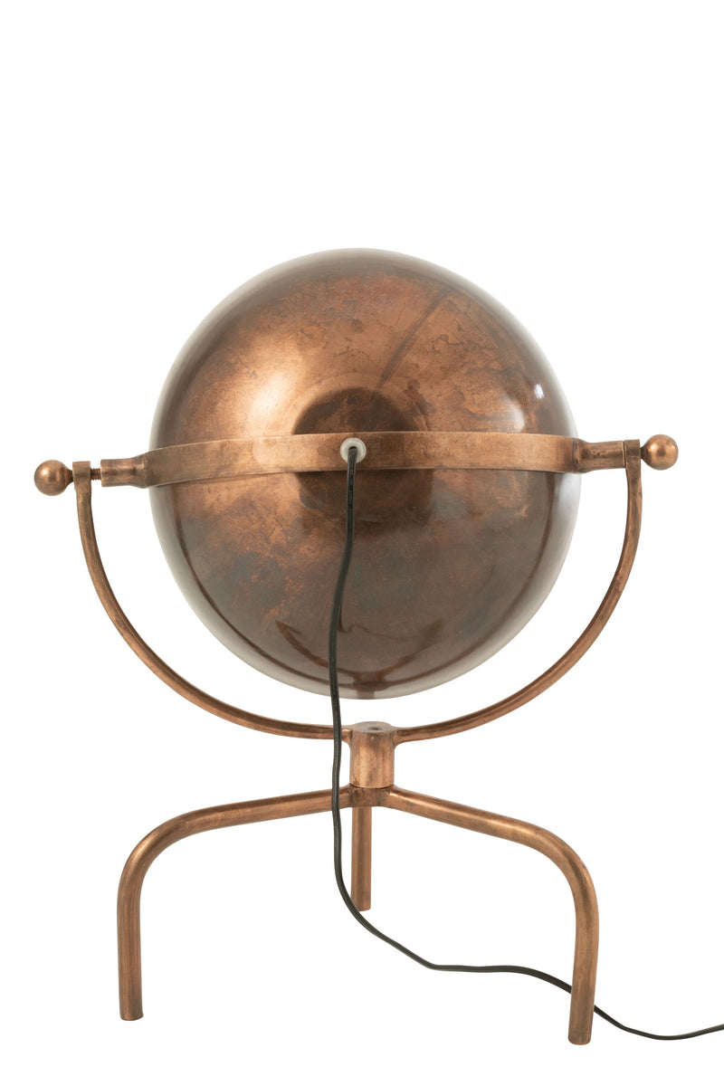 Prachtige antieke tafellamp - Verkrijgbaar in stijlvol ijzerkoper of elegant ijzerbrons
