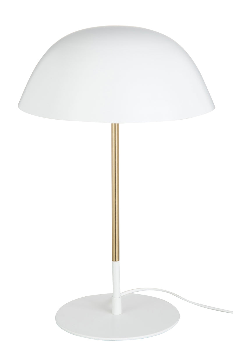 Exquisite Ed Elegance table lamp in pure white