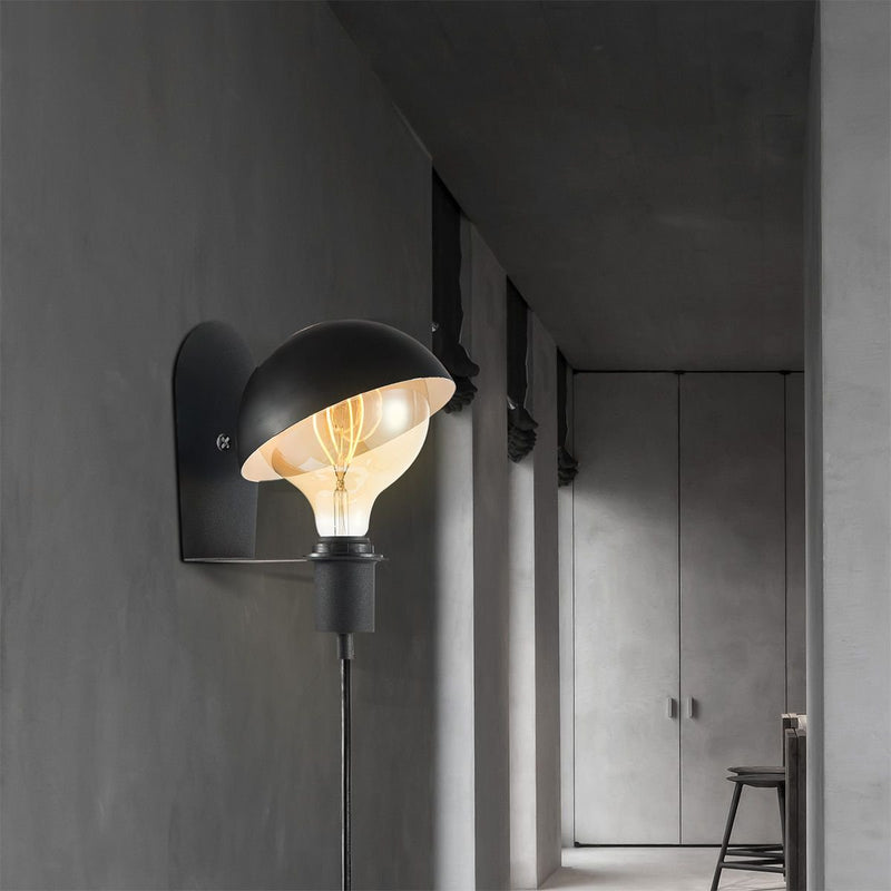 Home Sweet Home Modern wall light Dyna | 20/18/18cm | Black | E27