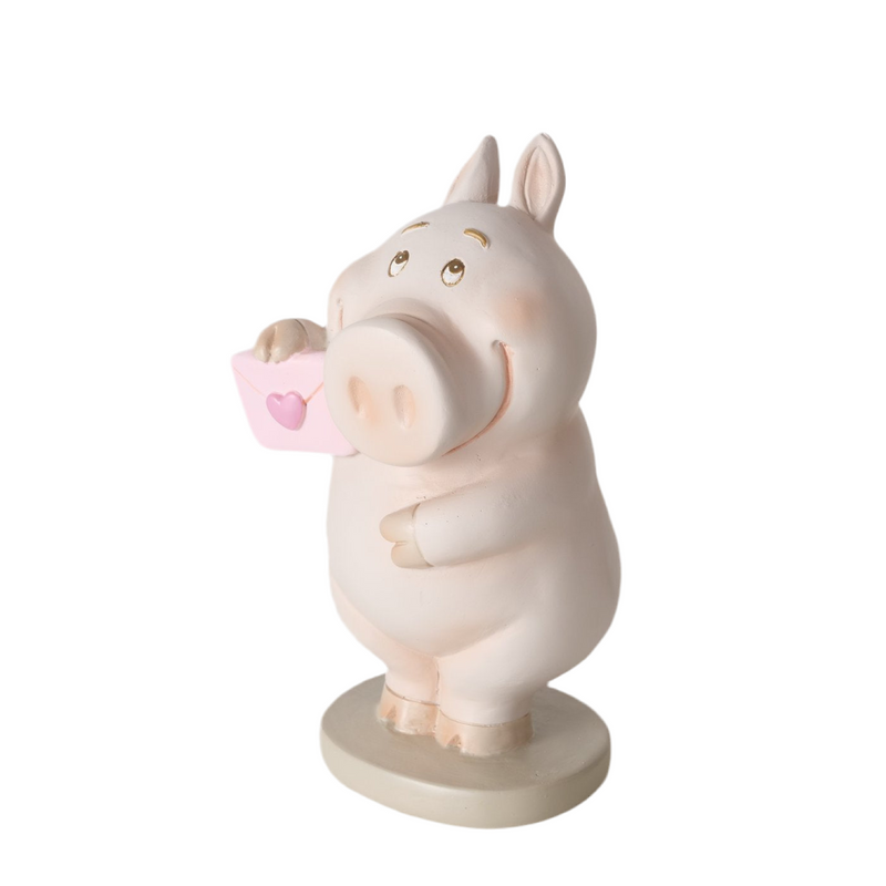 Dekofiguren Set Piggie – 2er-Set niedlicher Schweinchenfiguren