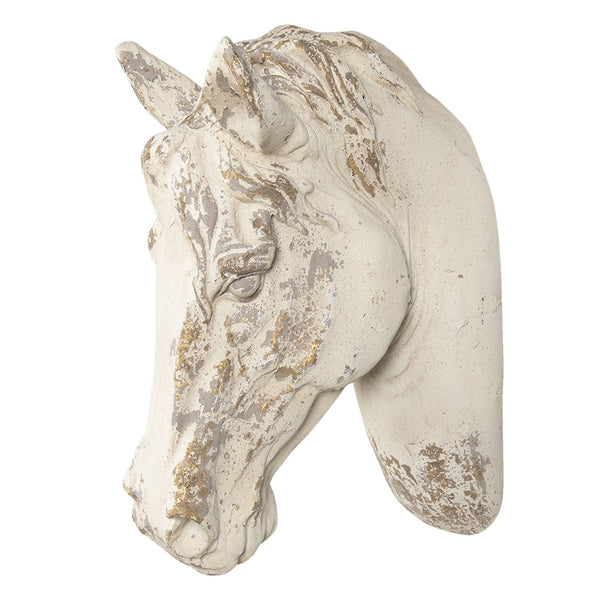 Dekorative Pferdeskulptur im Vintage-Stil