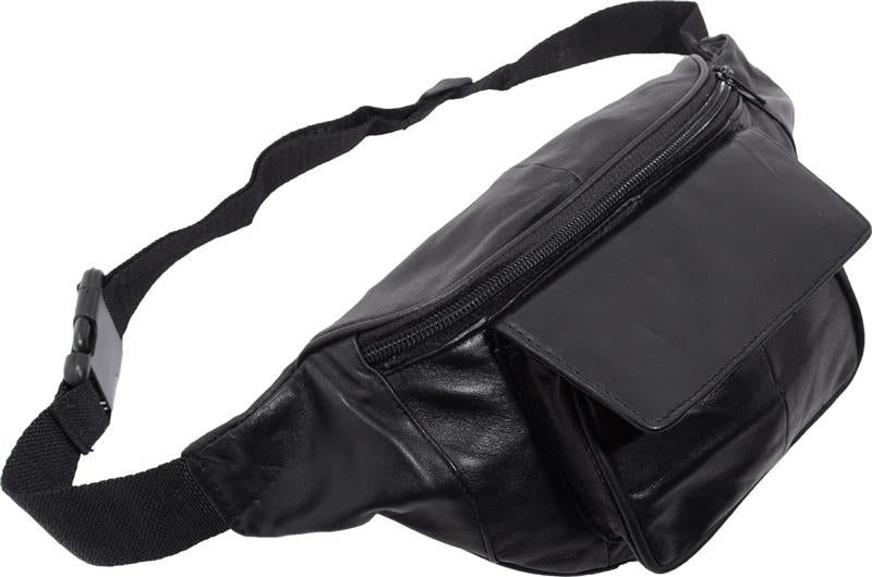 Bauchtasche Next Generation aus Nappa-Leder – Schwarz mit Fronttasche